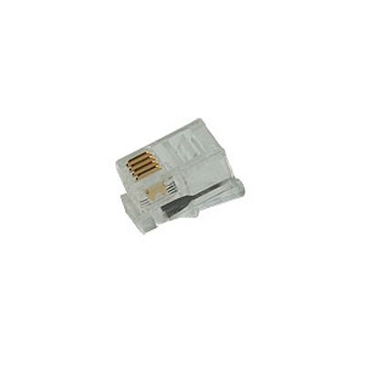 Connectland 4P4C RJ11 Crimp Connector (4/4-SF)