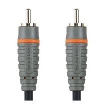 Cable coaxial Bandridge 1 m Negro RCA