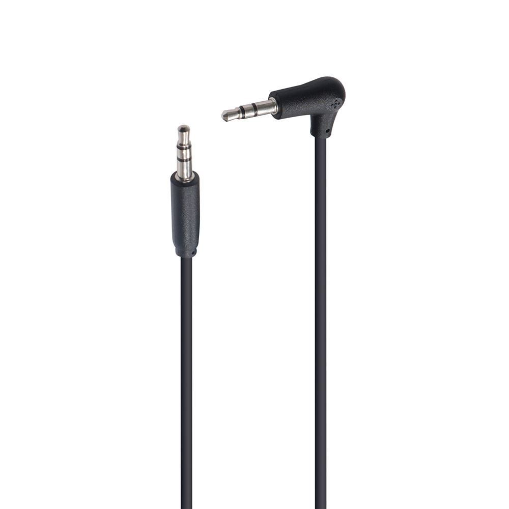 Accsup 3.5mm Coiled Cable, Black