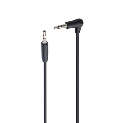 Accsup 3.5mm Coiled Cable, Black