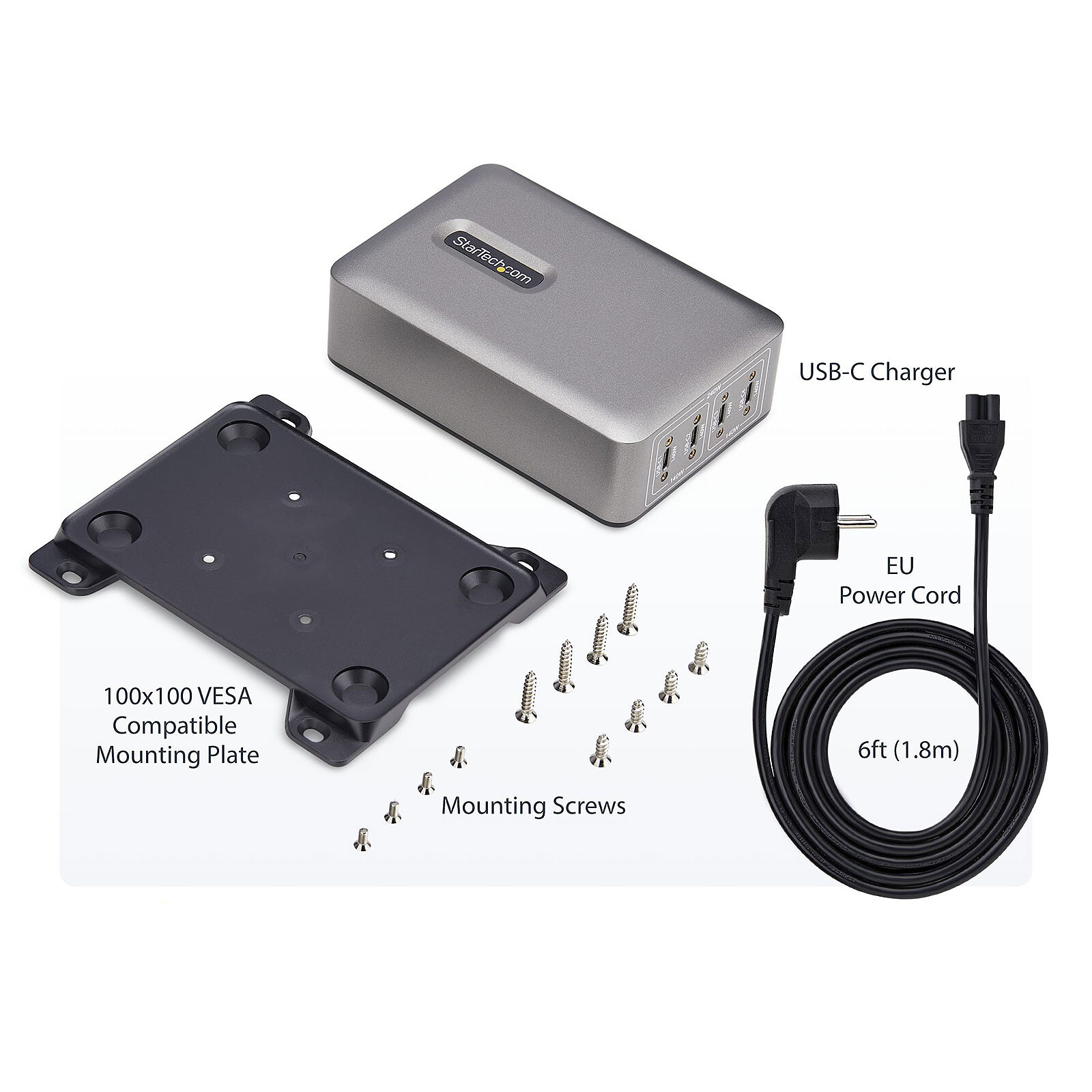 Chargeur multi-appareils StarTech.com 4 ports USB-C