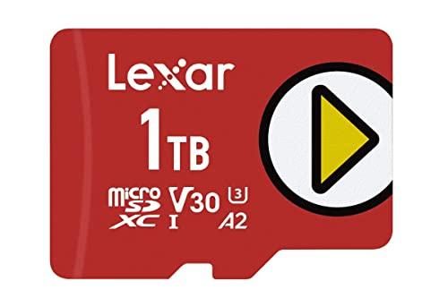 Lexar PLAY - Flash Memory Card - 1TB - A2 / Video Class V30 / UHS-I U3 / Class10 - microSDXC UHS-I