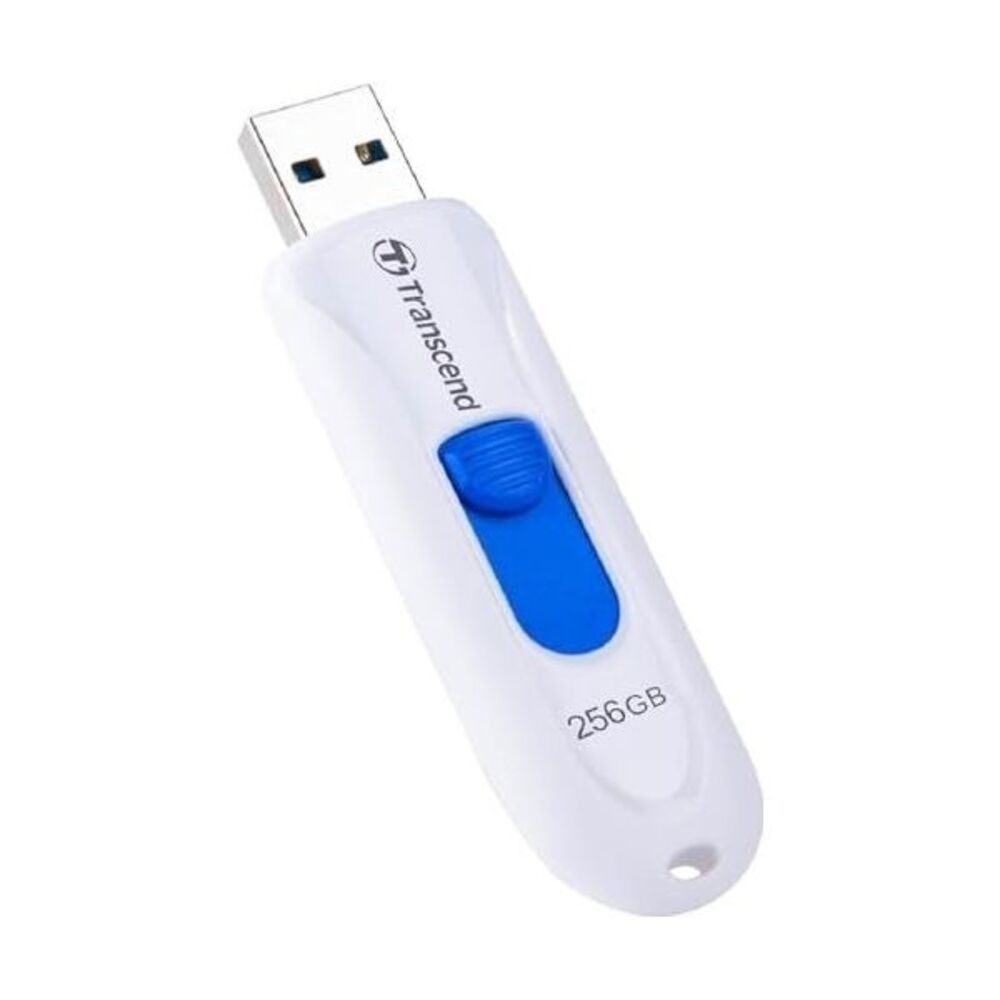 Transcend JetFlash 790 - 256GB USB Drive - USB 3.1 Gen 1 - White