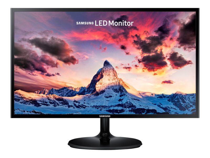 Samsung S24F350FHU - SF350 Series 24-inch LED Monitor - Full HD 1080p, 60Hz, PLS, 4ms, HDMI, VGA, Black