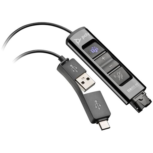 HP Poly USB to QD Adapter DA85-M, TAA Compliant