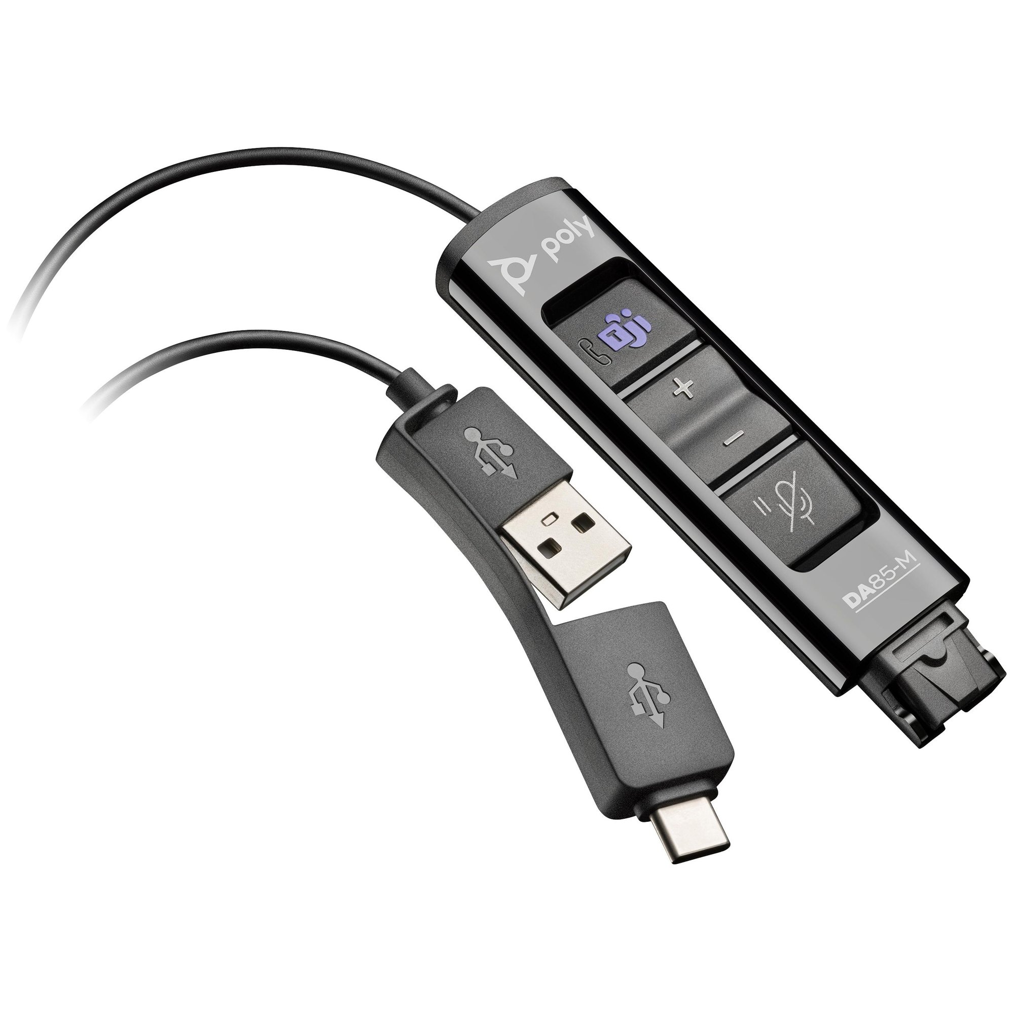 Adaptateur HP Poly USB vers QD DA85-M conforme TAA