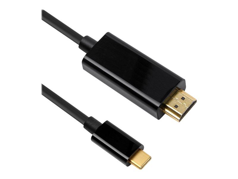 Câble adaptateur DLH Energy USB-C vers HDMI - 2 m - Noir - Prise en charge 4K60Hz