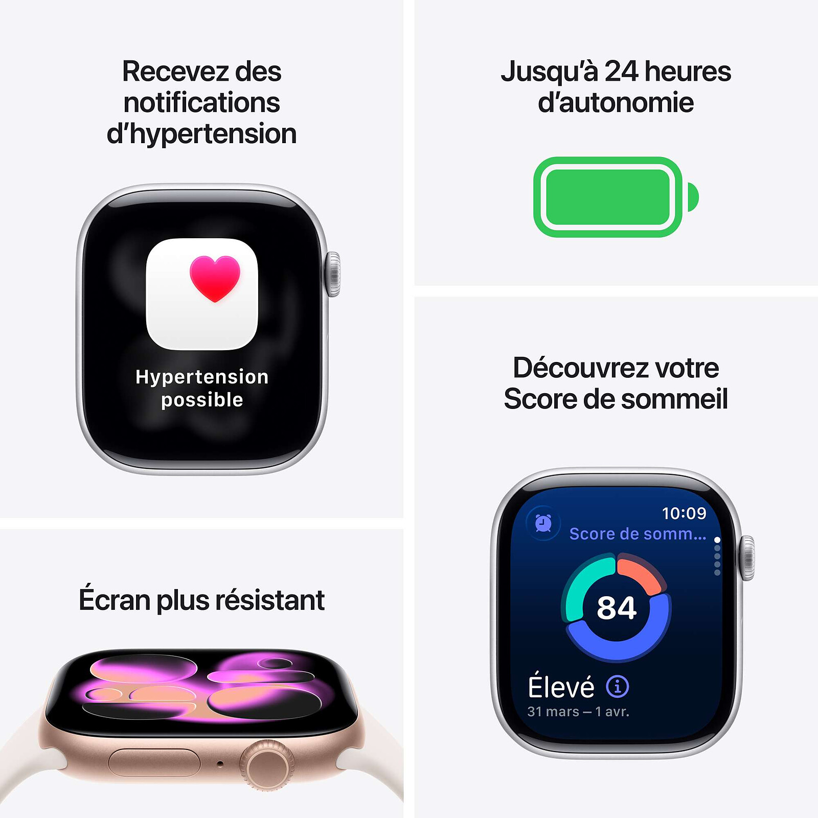 Apple Watch Series 11 GPS + Cellular 46 mm Natural Titanium Sport Band Mineral Grey M/L