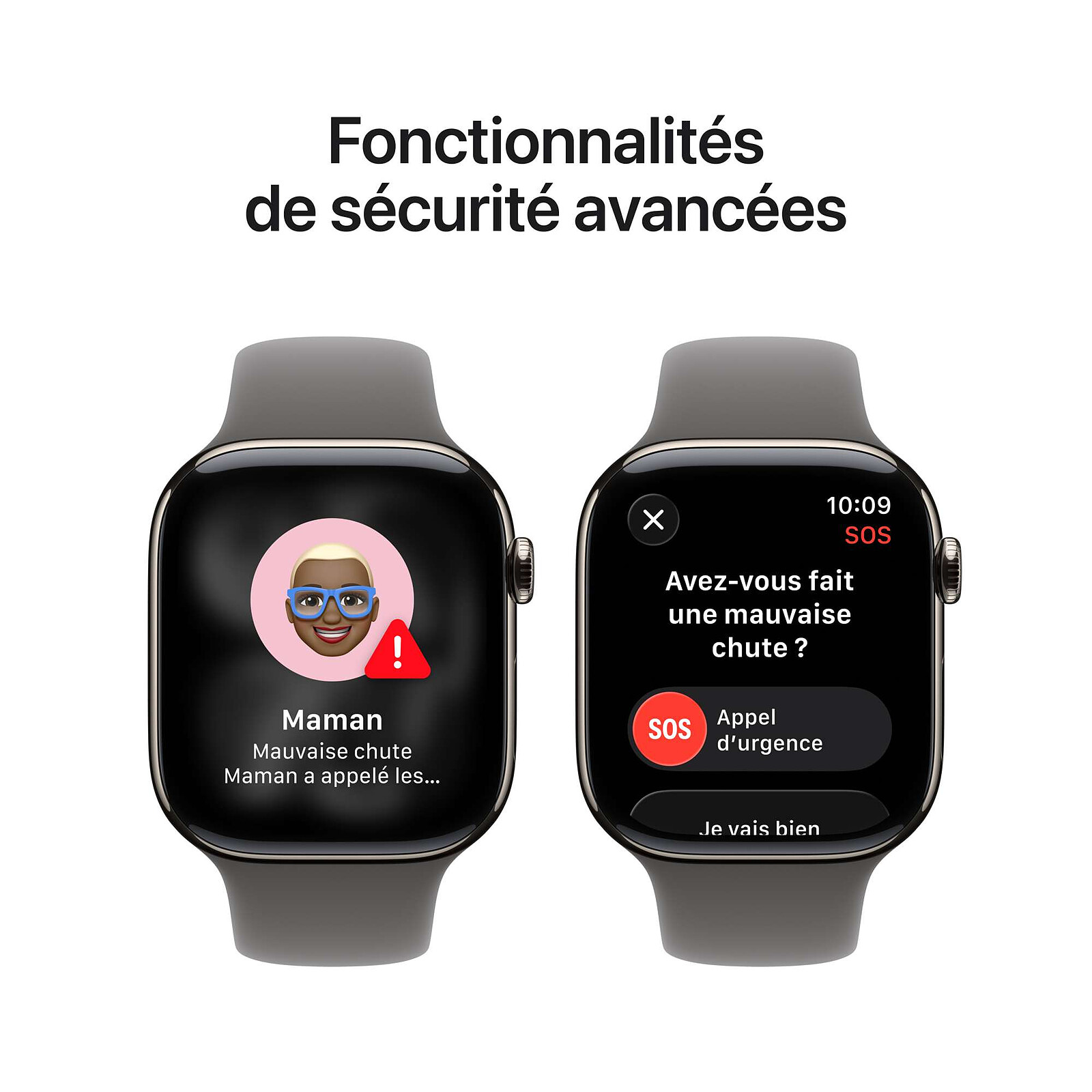 Apple Watch Series 11 GPS + Cellular 46 mm Natural Titanium Sport Band Mineral Grey M/L