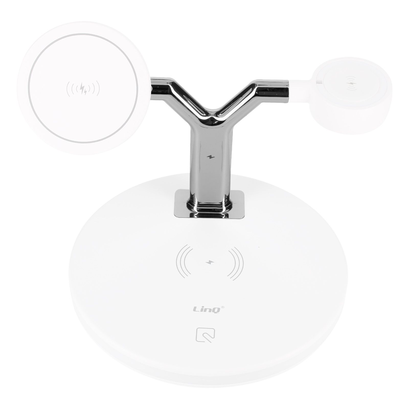 Linq 3-in-1 Wireless Charging Station for iPhone, AirPods, Apple Watch - White