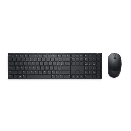 Clavier et souris Dell Pro KM5221W - États-Unis international (QWERTY) - Noir