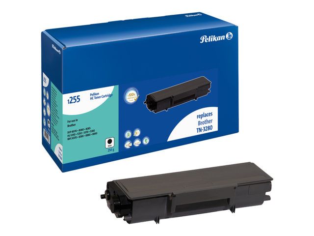 Pelikan 1255HC Toner Cartridge - Black - Compatible with Brother TN3280