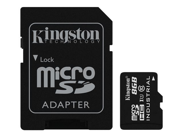 Carte mémoire Kingston 8 Go microSDHC UHS-I (adaptateur SD inclus)