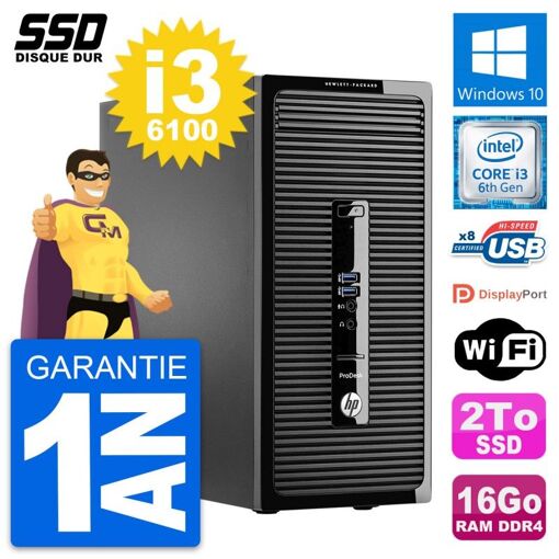 PC de escritorio HP ProDesk 400 G3 MT