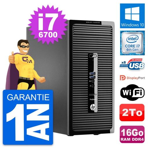 Computadora de escritorio HP ProDesk 400 G3 MT