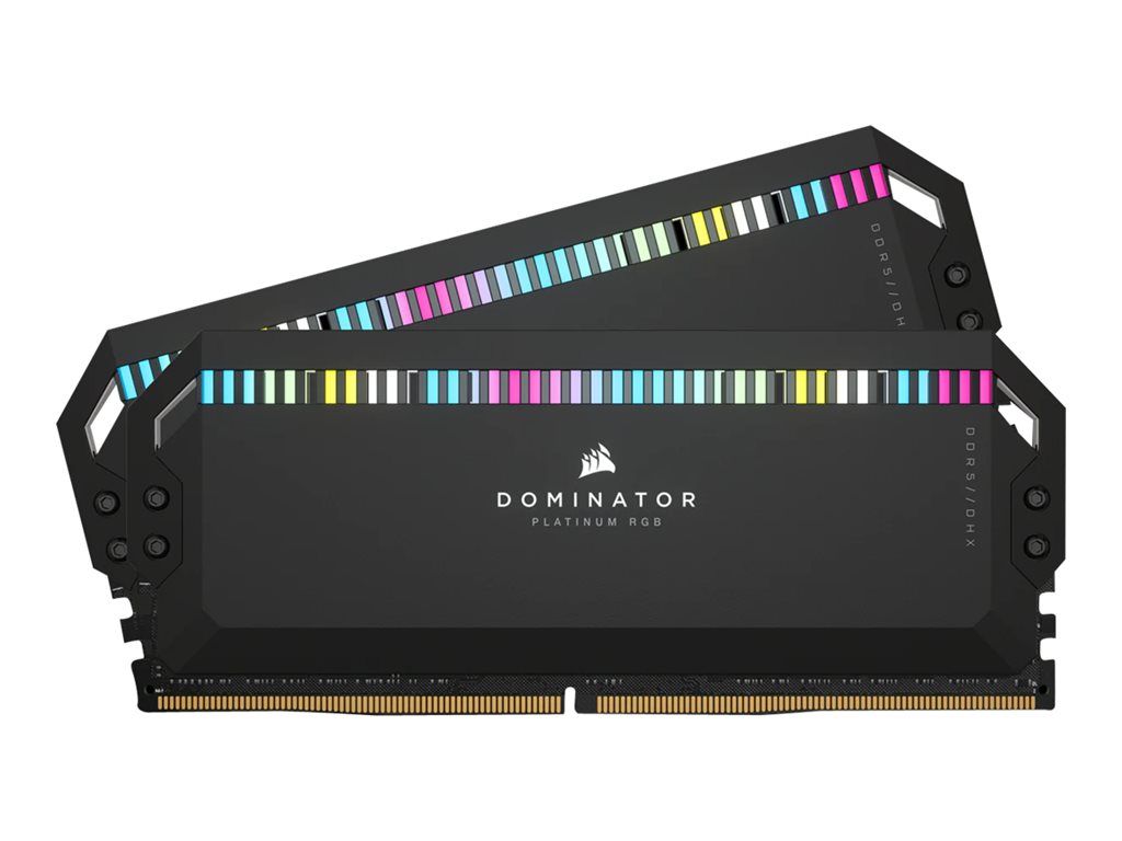 Corsair Dominator Platinum RGB DDR5 Kit - 32GB (2x16GB) - 5200MT/s / PC5-41600 - CL40 - 1.25V - Unbuffered - Non ECC - Black