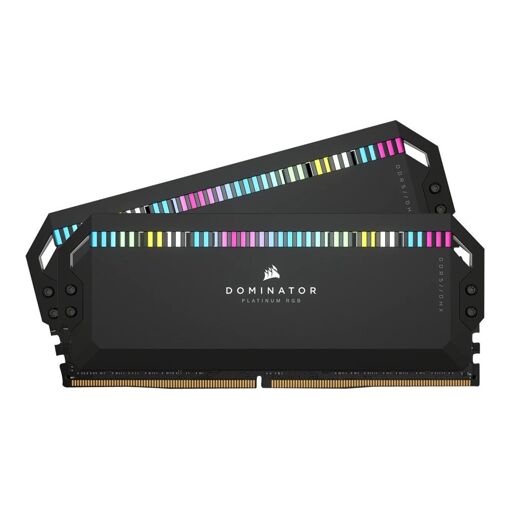 Kit Corsair Dominator Platinum RGB DDR5 - 32GB (2x16GB) - 5200MT/s / PC5-41600 - CL40 - 1.25V - Sin buffer - No ECC - Negro