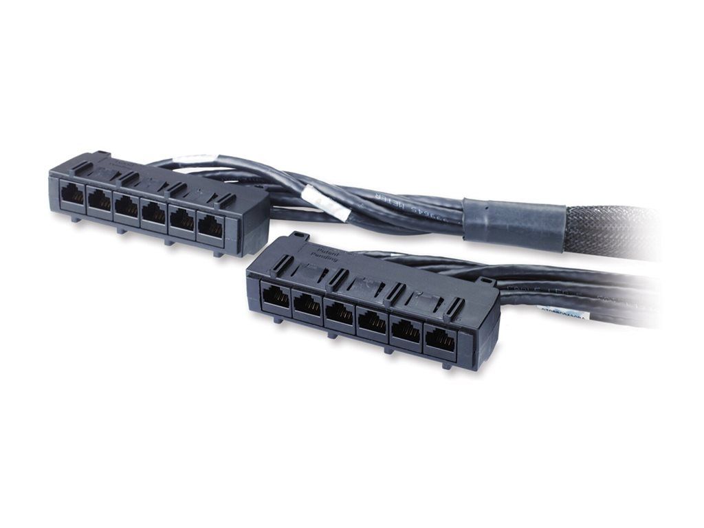 Cable de red APC - Cumple con TAA - RJ-45 (F) a RJ-45 (F) - UTP - CAT 6 - Negro