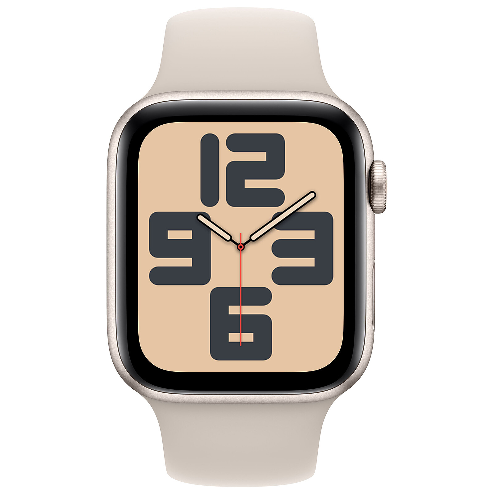 Apple Watch SE GPS (2023) Starlight Aluminium Sport Band 44 mm - M/L