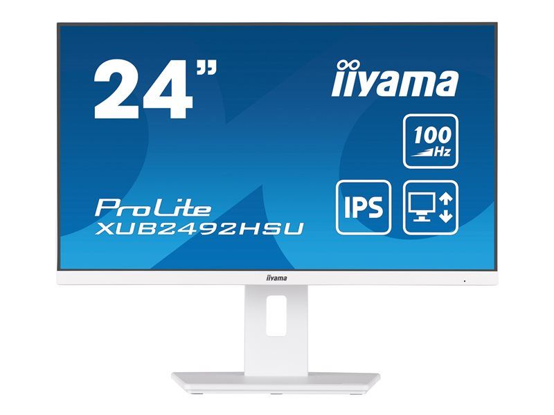 Iiyama ProLite XUB2492HSU-W6 - 24" LED Monitor - Full HD 1080p, 100Hz, IPS, 0.4ms Response Time