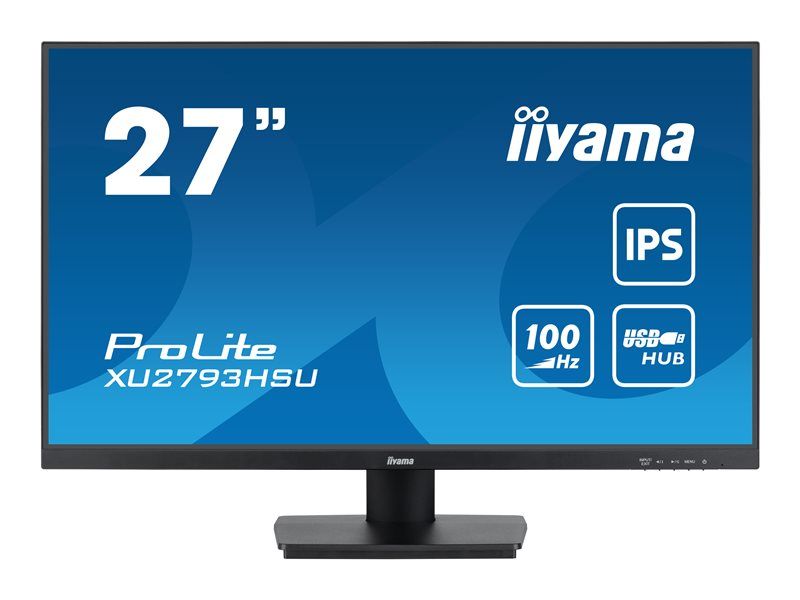 iiyama ProLite XU2793HSU-B6 - 27" LED Monitor - Full HD 1080p @ 100Hz - IPS - Black Mat