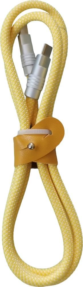 Yello Koko Reinforced USB-C to USB-C Cable 1m Yellow