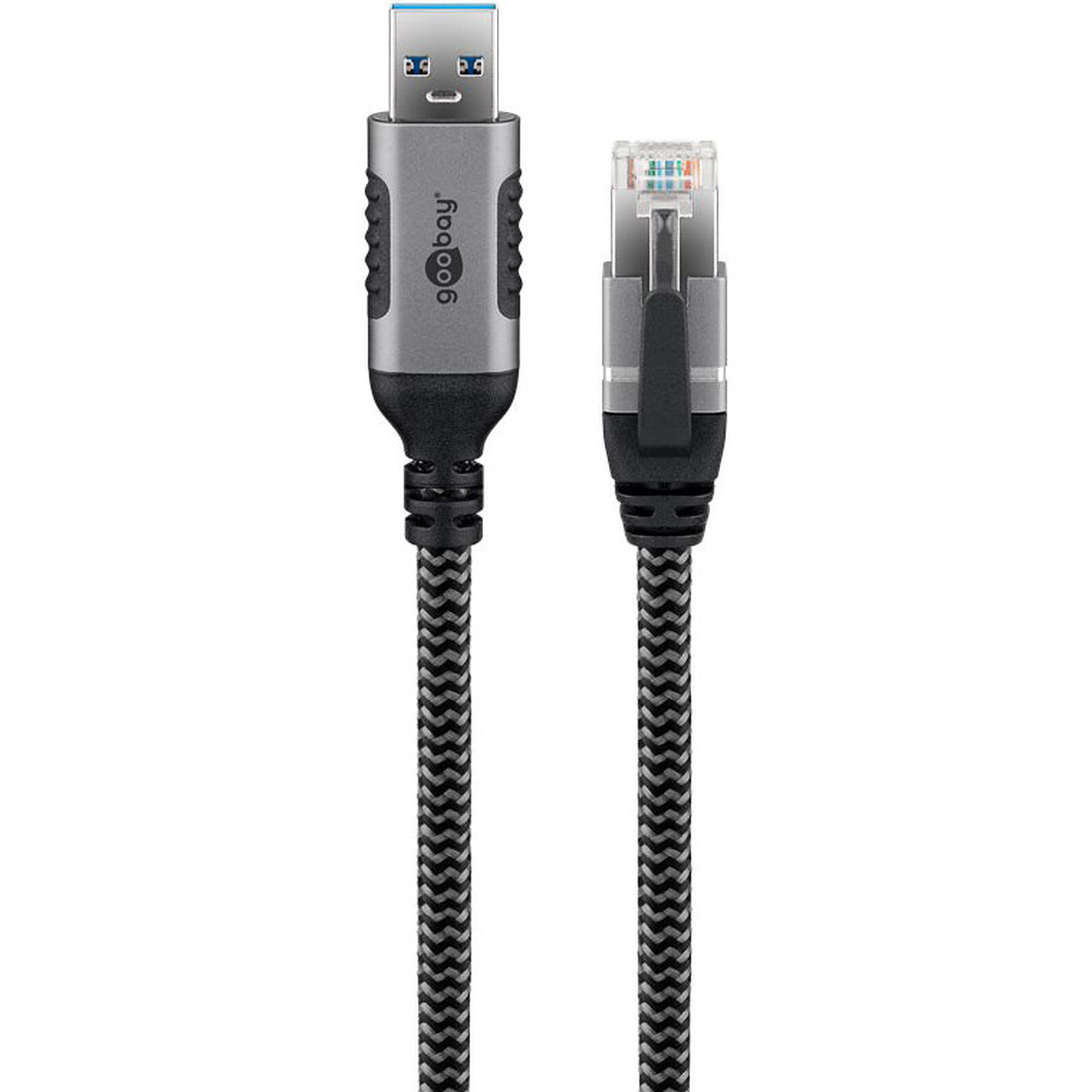Goobay Ethernet cable USB-A 3.0 to RJ45 CAT 6 FTP - M/M - 15 m
