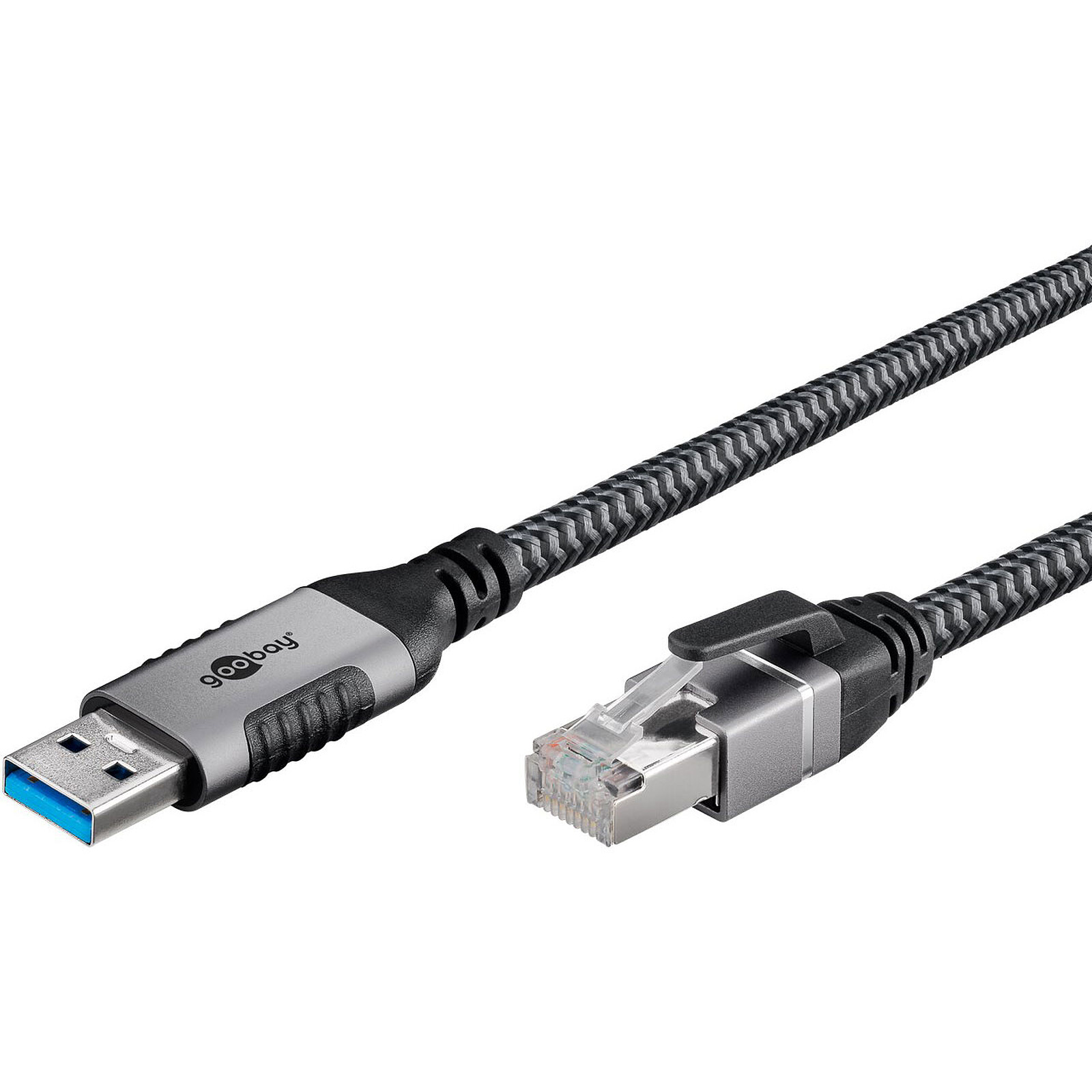 Goobay Ethernet cable USB-A 3.0 to RJ45 CAT 6 FTP - M/M - 15 m