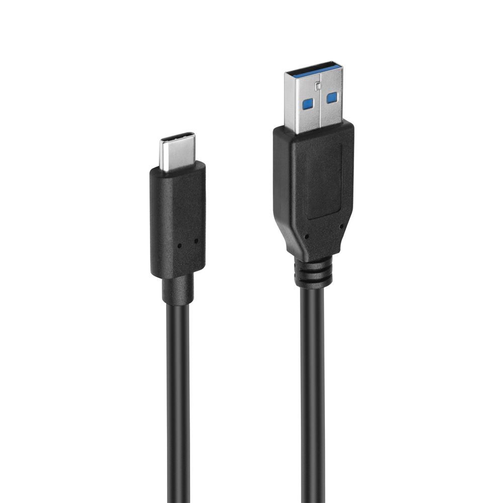 Cable USB-C a USB-A Accsup 1m Negro