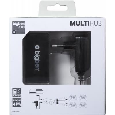 Bigben Connected Multi-USB Hub for Console, Black