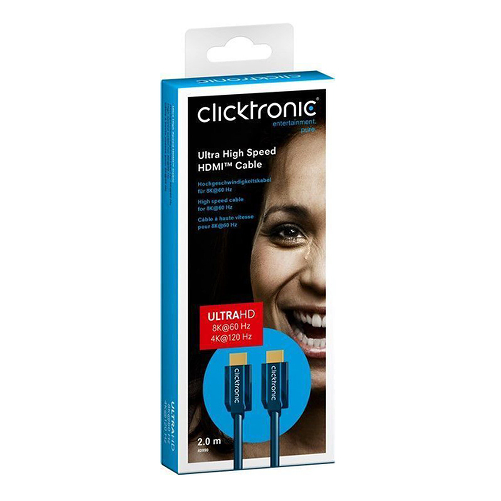 Cable HDMI de Alta Velocidad Ultra Clicktronic (2 metros)