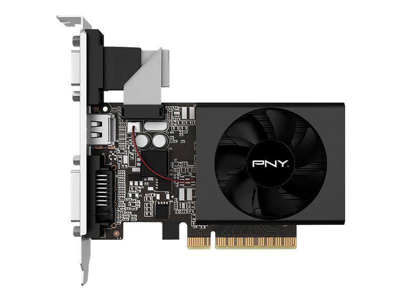 PNY GeForce GT 730 - Graphics Card - 2GB GDDR3 - Low Profile PCIe 2.0 x8 - DVI, D-Sub, HDMI