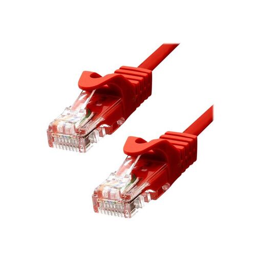 Cable de red ProXtend - 50 cm RJ-45 a RJ-45 - Cat 5e UTP - Rojo