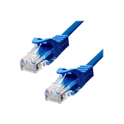 Cable de red ProXtend - 3 m, RJ-45 a RJ-45, UTP Cat 5e, 5,4 mm, Azul