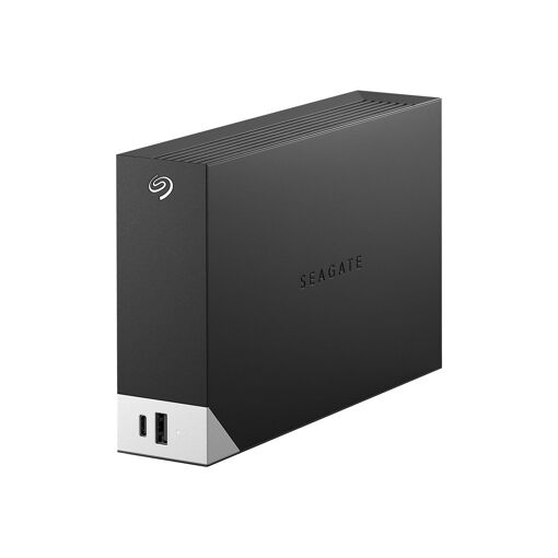 Seagate One Touch 8TB External Hard Drive with Hub - USB 3.0 - Black