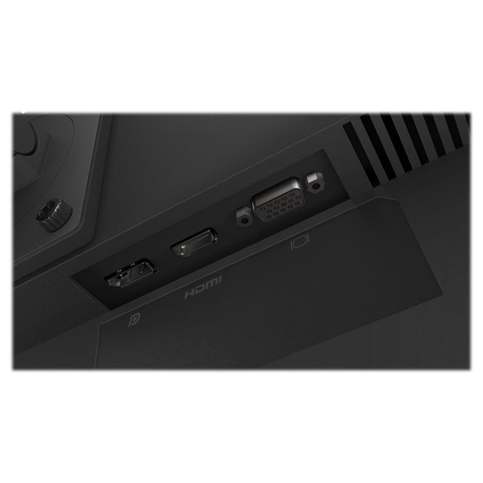 Lenovo ThinkVision E22-28 LED Monitor - 22" (21.5" visible) - Full HD (1080p) at 60Hz - IPS - 250 cd/m² - 1000:1 - 4ms - HDMI, VGA, DisplayPort - Speakers - Raven Black