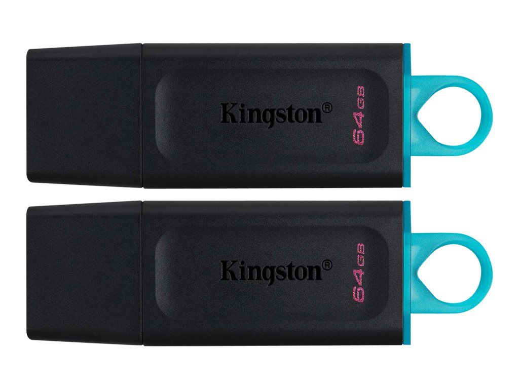 Kingston DataTraveler Exode 64GB USB 3.2 Gen 1 (Pack of 2)