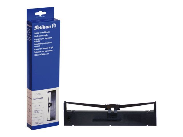 Pelikan Black Print Roll, 12.7mm x 17m, for Epson FX 890; LQ 590