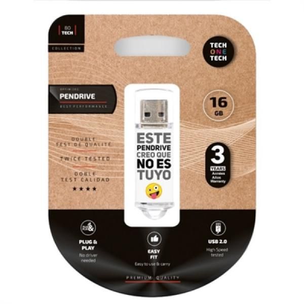 Unidad flash USB TECH One No Estuyo 16 GB 2.0