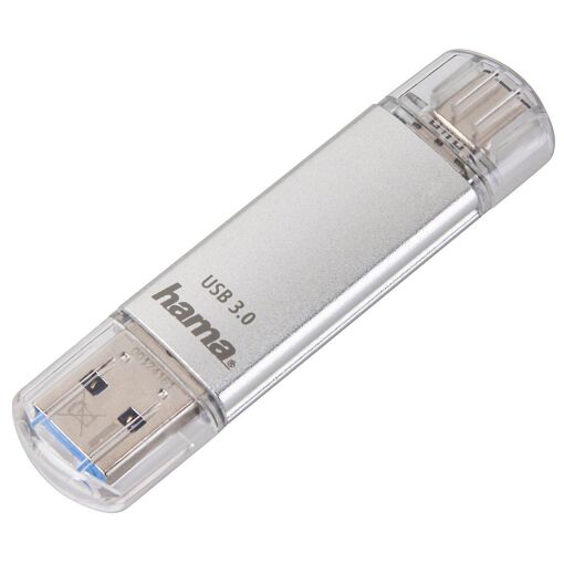Hama C-Laeta USB Flash Drive, USB-C, USB 3.1/3.0, 32GB, 40MB/s