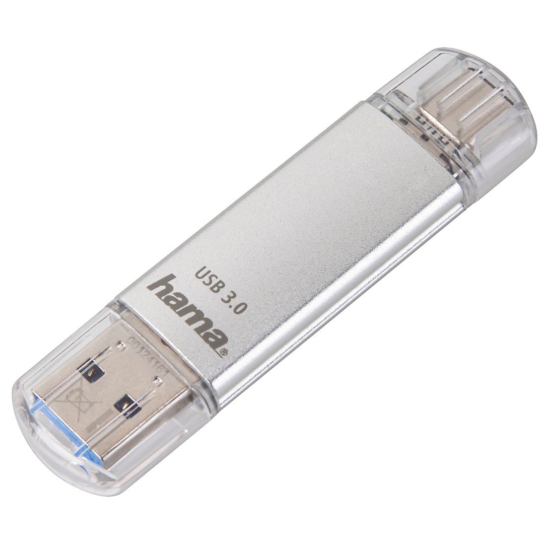 Hama C-Laeta USB Flash Drive, USB-C, USB 3.1/3.0, 32GB, 40MB/s