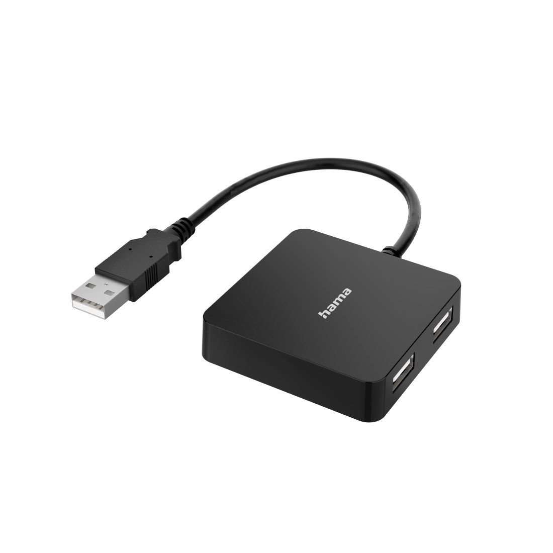 Hama 4-Port USB Hub (USB 2.0, 480 Mbps)
