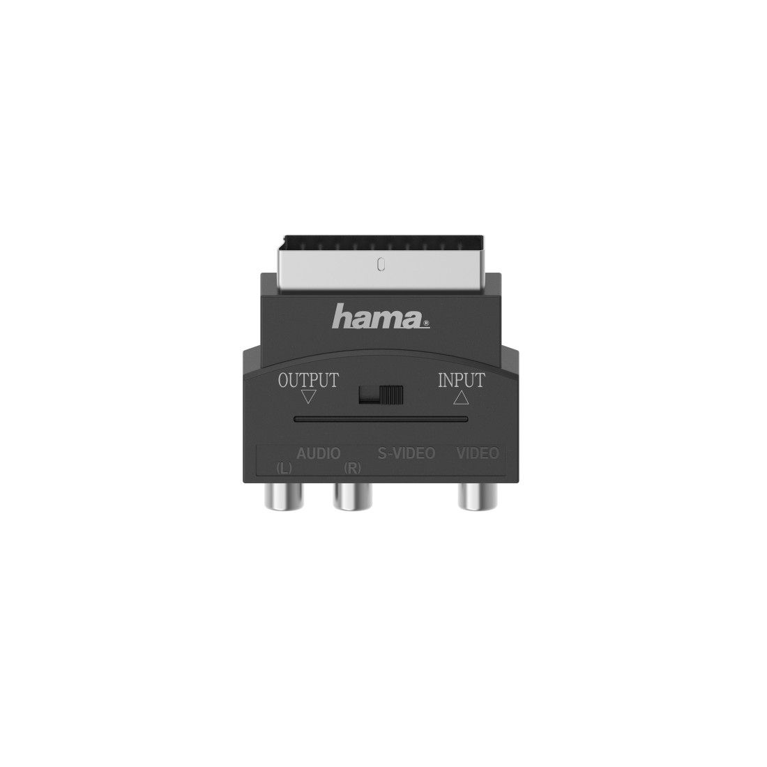 Adaptador de vídeo Hama Classic Line, S-VHS/3 a RCA Femenino - Femenino Peritel 4 pines