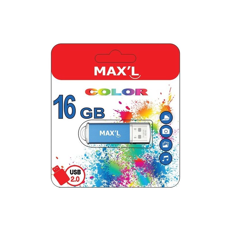 Max'l Color 2.0 USB Key - 16GB