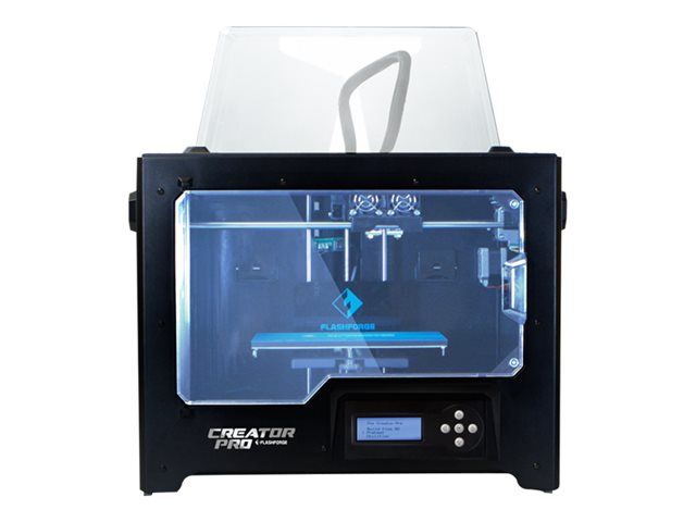 Impresora 3D FlashForge Creator Pro - FDM - Volumen de construcción hasta 225 x 150 x 145 mm - Capa: 0,1 mm - USB