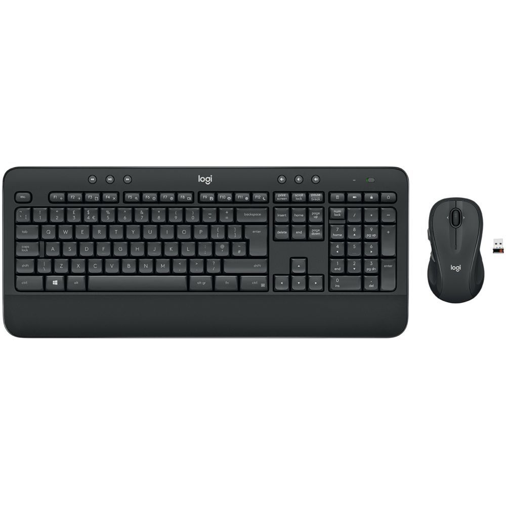Logitech MK545 Wireless Keyboard and Mouse Set, Black