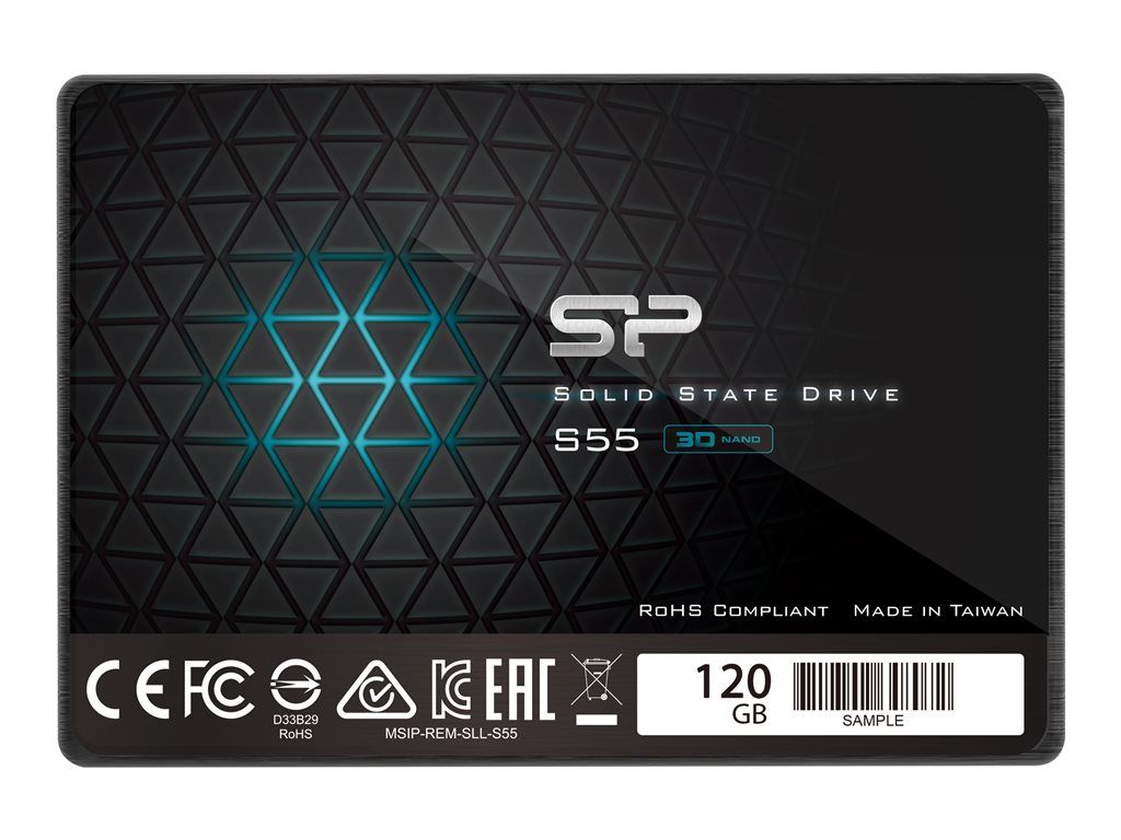 Silicon Power Slim S55 - 120GB SSD - 2.5" Internal - SATA 6Gb/s
