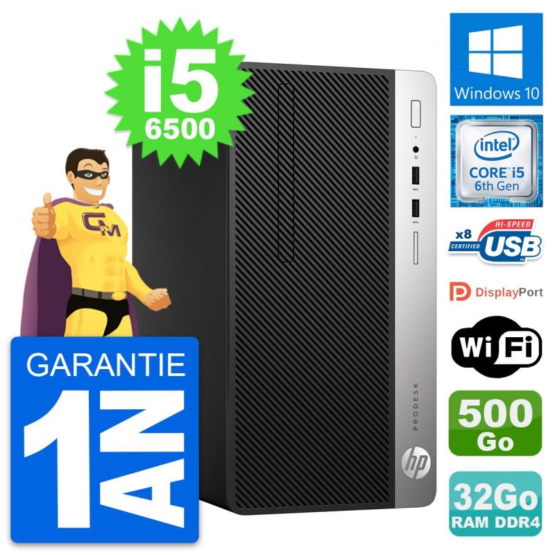 HP ProDesk 400 G4 MT Desktop Computer