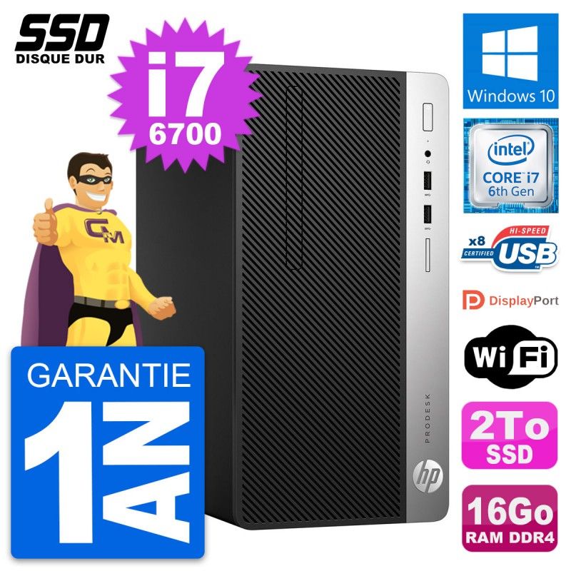 HP ProDesk 400 G4 MT Desktop Computer