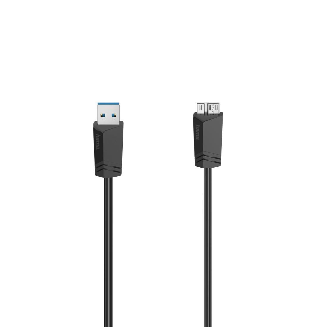 Hama Micro-USB Cable, USB 3.0, 5 Gbps, 0.75m